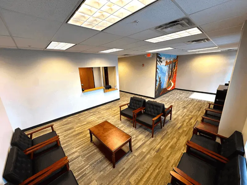 The front lobby of the OutbounderARS Cincinnati Center