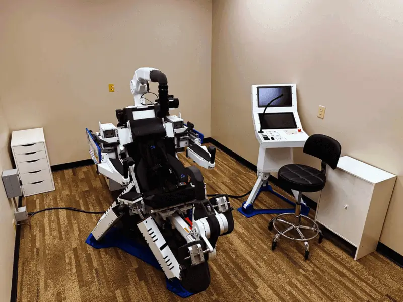 An example of a room where our clients ride the simulator